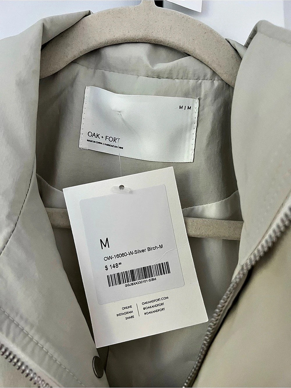 BNWT Oak + Fort Drawstring Jacket - Picture 3 of 4